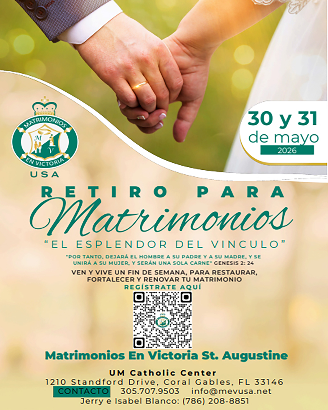 Retiro Matrimonios en Victoria